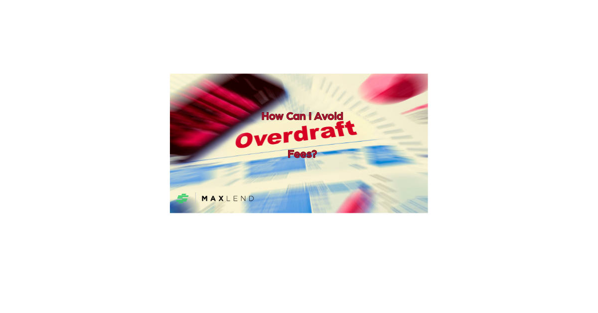 A report, a calculator, a pencil, and an eraser are highly blurred in the background. On top are the words "How can I avoid overdraft fees?" This implies that in this article MaxLend will help teach people what they can do to avoid overdraft fees.