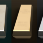 Four bricks are lying next to each other. From left to right, these bricks are green, silver, gold, and platinum. They represent MaxLend Loans With Rewards.